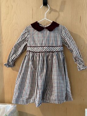 Kid 3T Pepa London velvet collar dress
